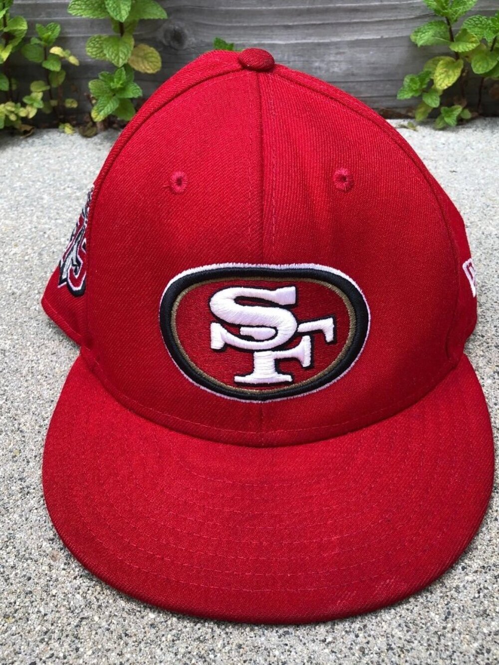NEW ERA San Francisco 49ers Snapback Hat Men's 9Fifty 75 Diamond Cap Red NFL